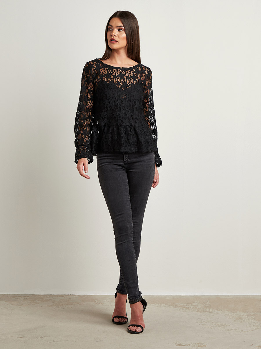 Styli Lace Star Long Sleeves Top-women-clothing-shirtsandblouses-blouses-image-2