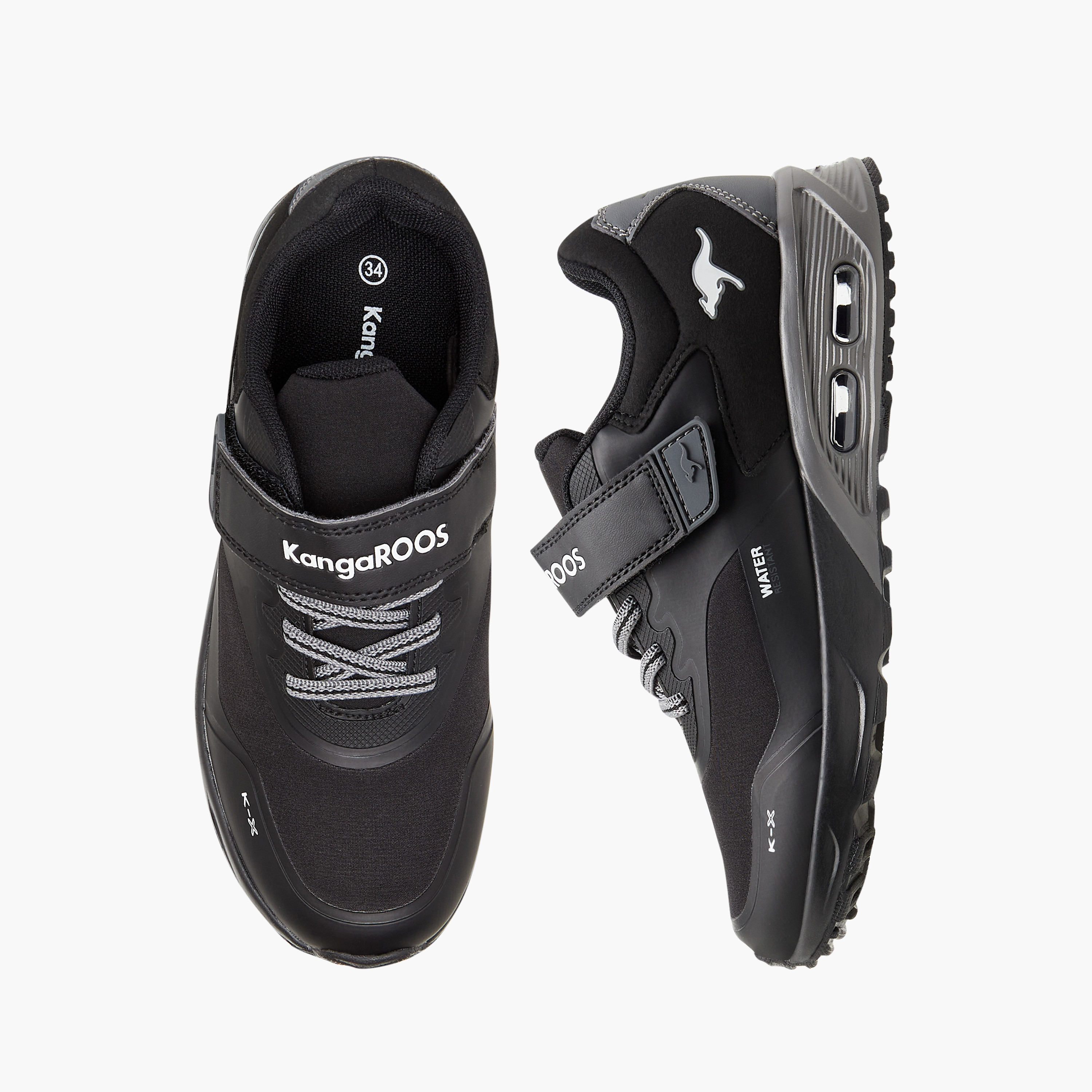 Kangaroos Boys Hook & Loop Durable Walking Shoes-boys-shoes-sports-image-1
