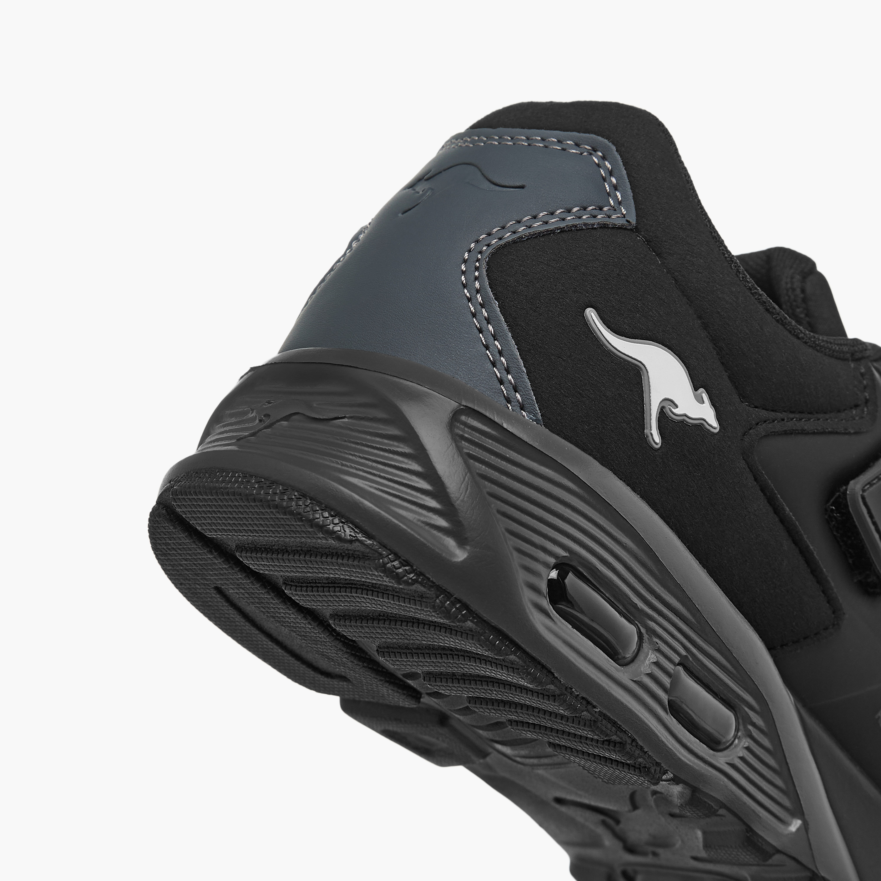 KangaROOS Women's Panelled Sports Shoes with Hook and Loop Closure-women-shoes-sports-image-5
