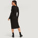 Textured Midi Bodycon Dress with Long Sleeves-Dresses-thumbnailMobile-3