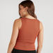 Solid Cami Top with Round Neck-Vests-thumbnail-3