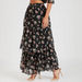 Floral Print Tiered A-line Maxi Skirt-Skirts-thumbnail-0