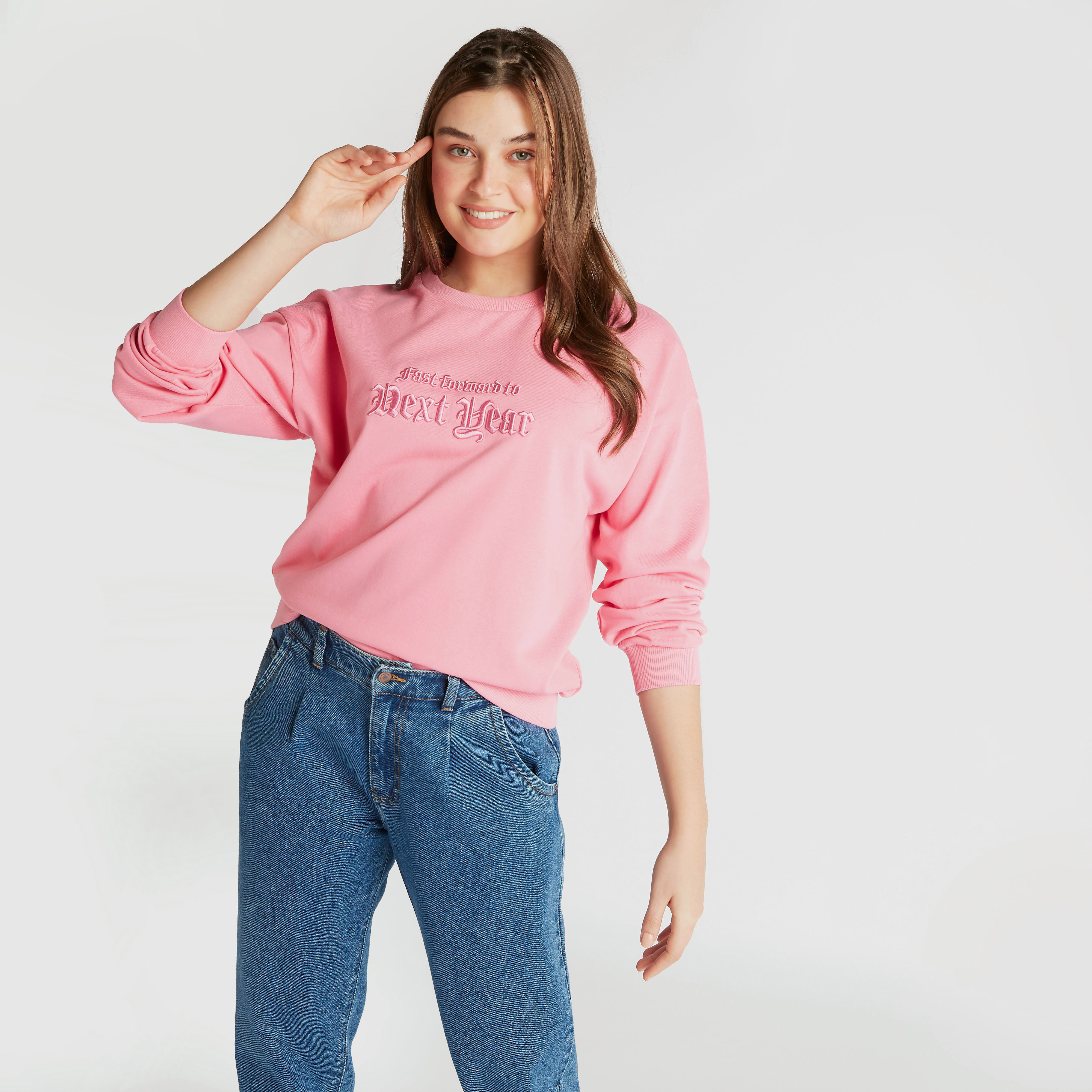 Oversize top sweatshirt women