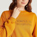Embossed Print Sweatshirt with Long Sleeves and Crew Neck-Sweatshirts-thumbnail-2