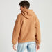Textured Hooded Sweater with Long Sleeves and Kangaroo Pockets-Sweaters-thumbnail-3