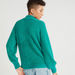 Textured High Neck Sweater with Long Sleeves-Sweaters-thumbnail-3