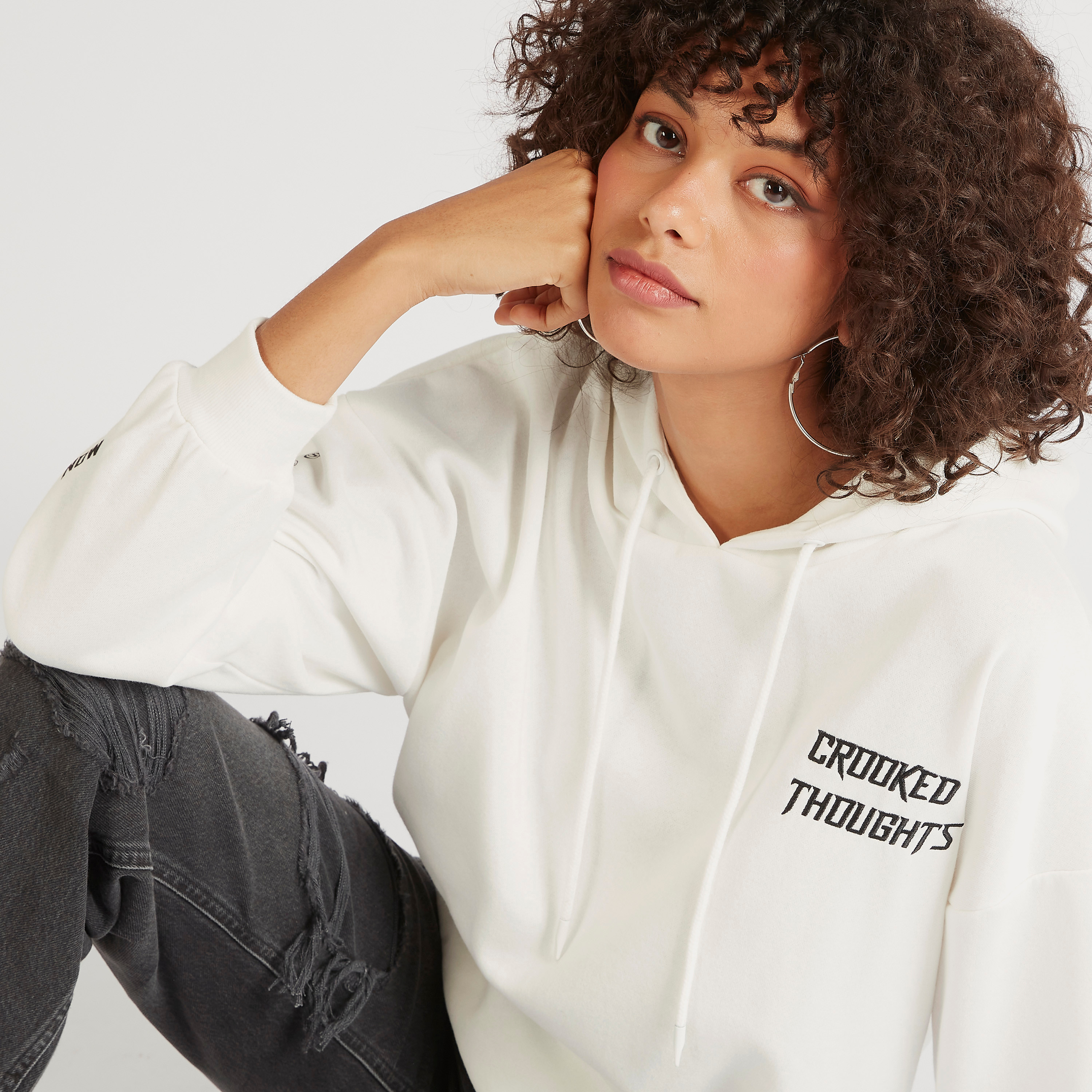 Text Print Hooded Neck Sweatshirt-women-clothing-hoodiesandsweatshirts-sweatshirts-image-6