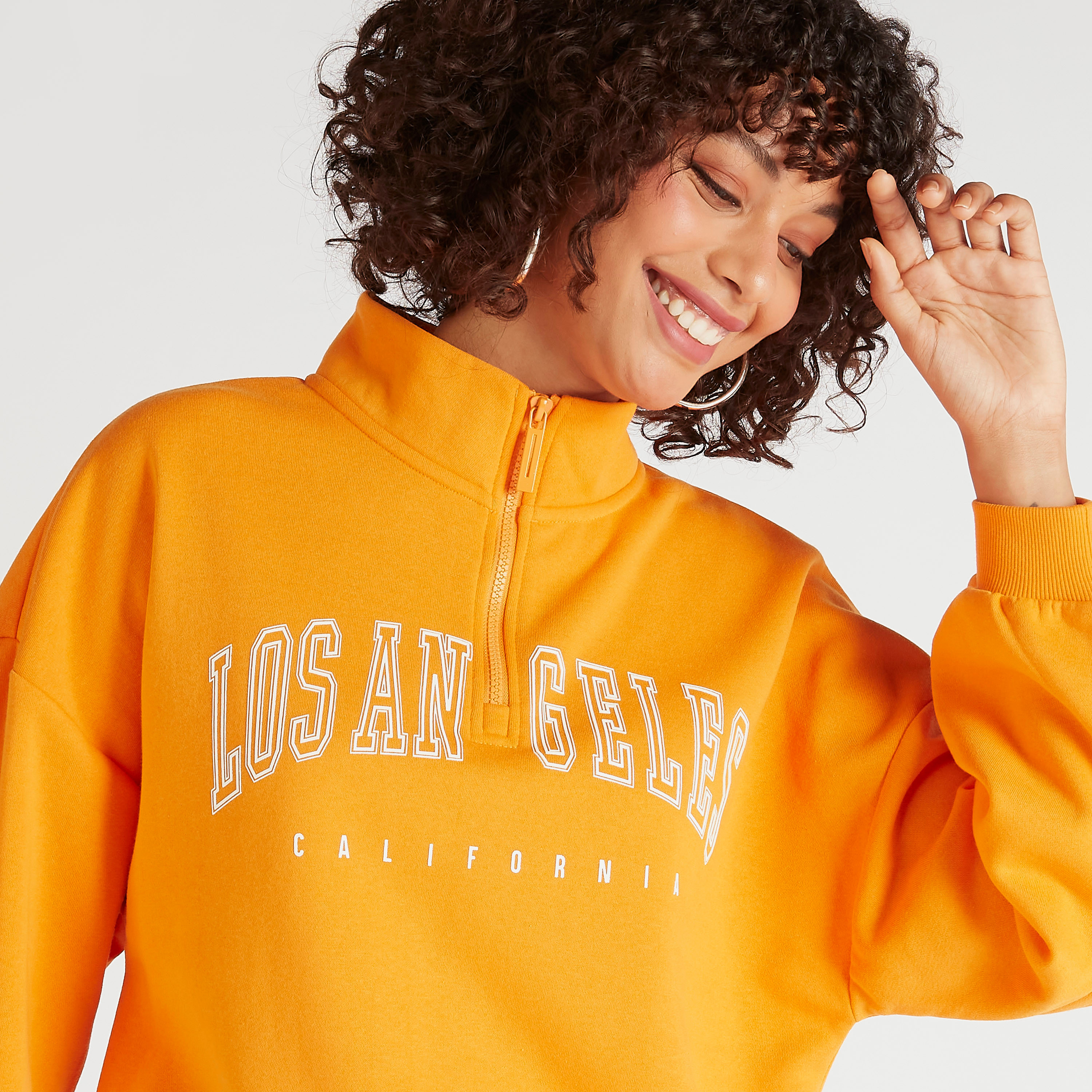 سويت شيرت بطبعات ونصف سحّاب إغلاق-women-clothing-hoodiesandsweatshirts-sweatshirts-image-3