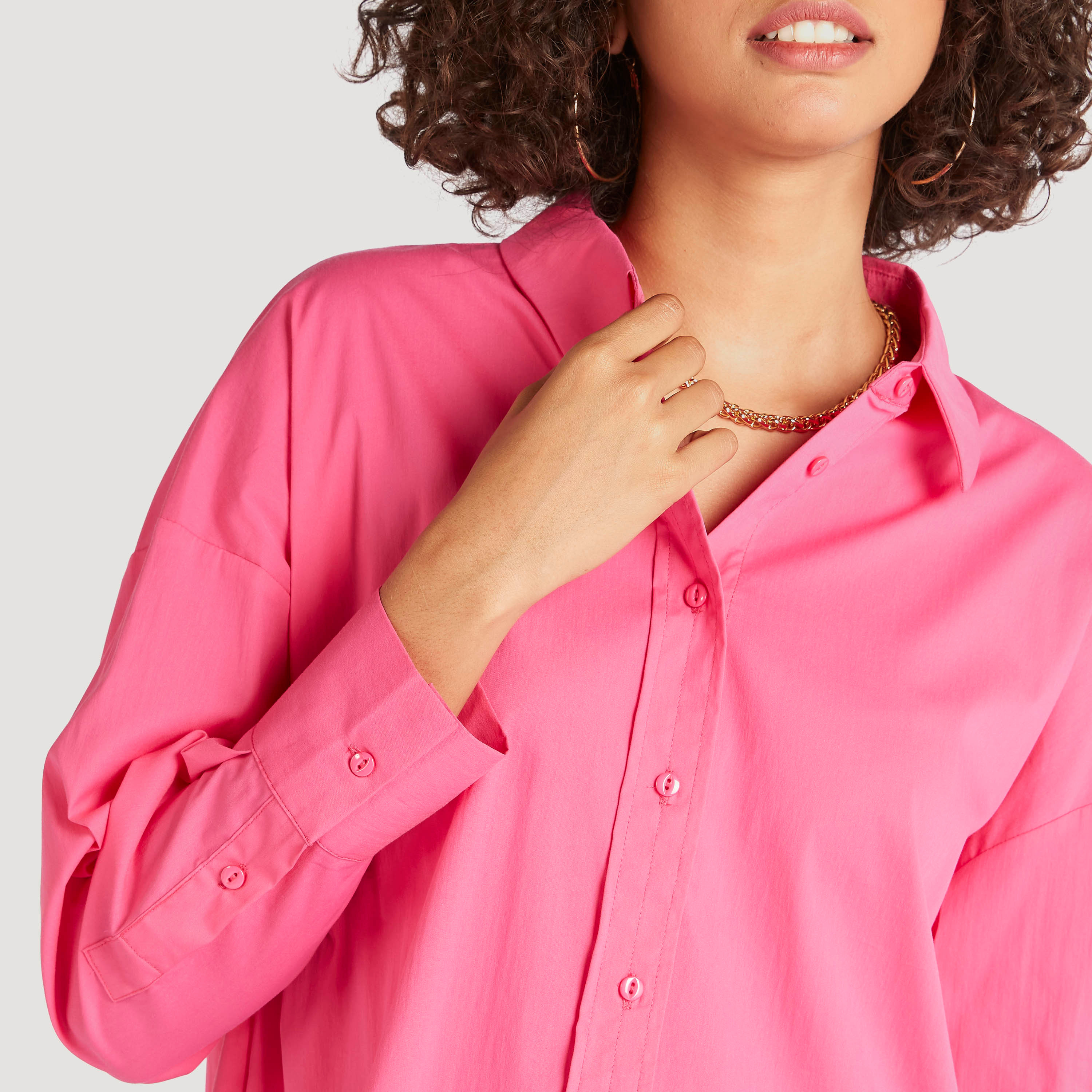 قميص سادة بياقة عاديّة وأكمام طويلة-women-clothing-shirtsandblouses-shirts-image-6