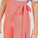 Textured Palazzos with Tie-Ups and Slit Detail-Pants-thumbnail-2
