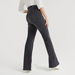 Solid Jeans with Front Slit and Button Closure-Jeans-thumbnail-3