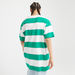 Striped Crew Neck T-Shirt with Short Sleeves-T Shirts-thumbnailMobile-3