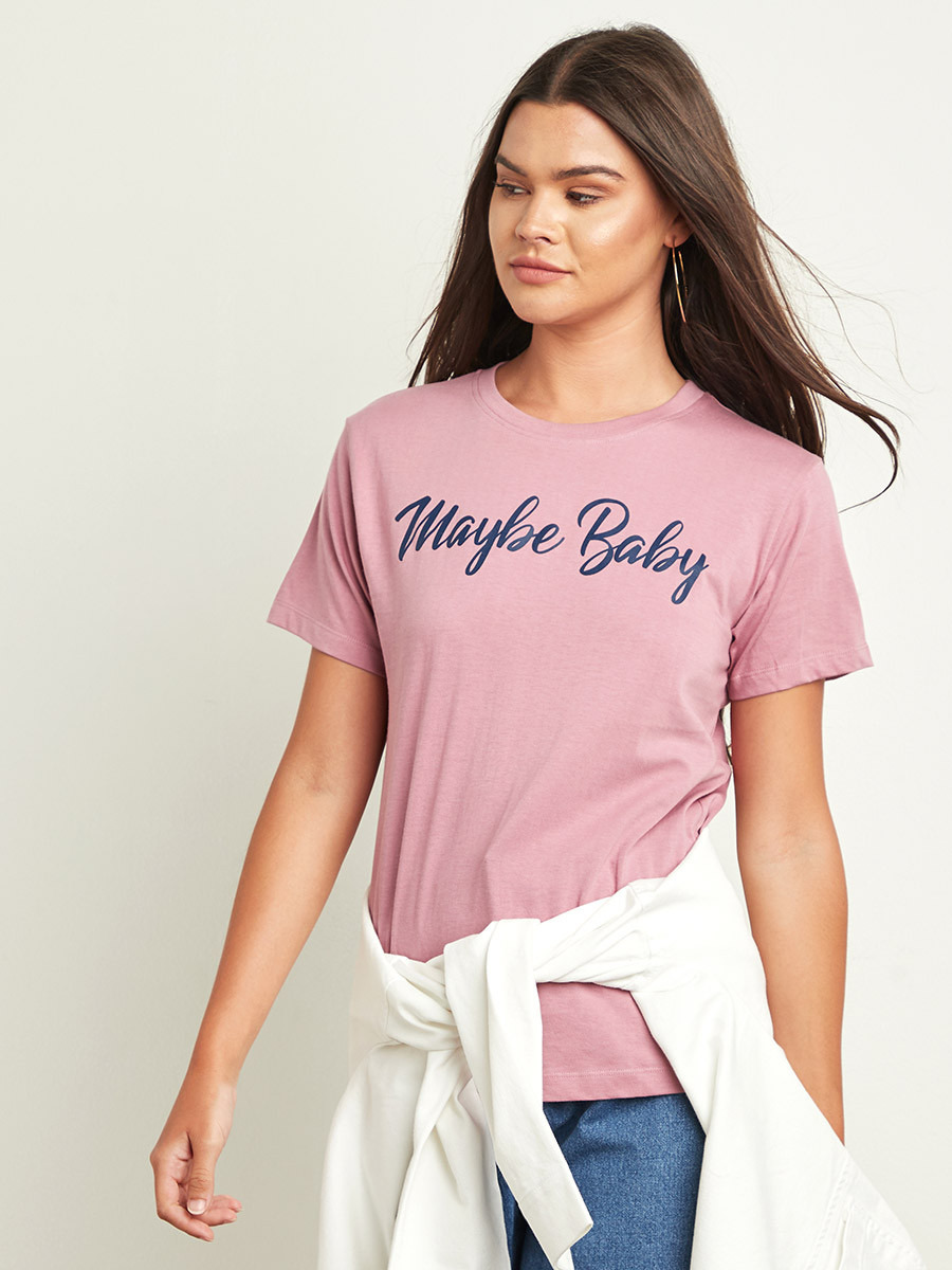 تيشيرت مطبوع بقصة واسعة من ستايلي-women-clothing-tshirts-image-1