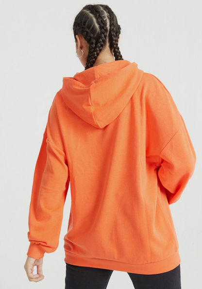 Embroidered Sweatshirt with Hood and Long Sleeves-Hoodies-image-3
