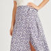 Printed Midi Wrap Skirt with Slit Detail-Skirts-thumbnailMobile-3