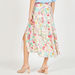 Floral Print Midi Wrap Skirt with Slit Detail-Skirts-thumbnailMobile-3