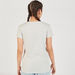Slogan Print Crew Neck T-shirt with Short Sleeves-T Shirts-thumbnailMobile-3