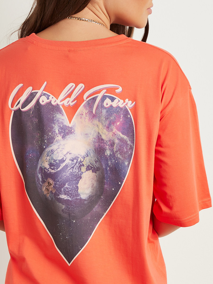 تيشيرت مطبوع بقصة واسعة من ستايلي-women-clothing-tshirts-image-5