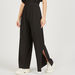 Textured Mid-Rise Palazzo Pants with Elastic Waistband and Slits-Pants-thumbnailMobile-0