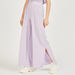 Textured Mid-Rise Palazzo Pants with Elastic Waistband and Slits-Pants-thumbnailMobile-0