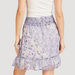 Floral Print Mini Skirt with Ruffles and Elasticised Waist-Skirts-thumbnail-3