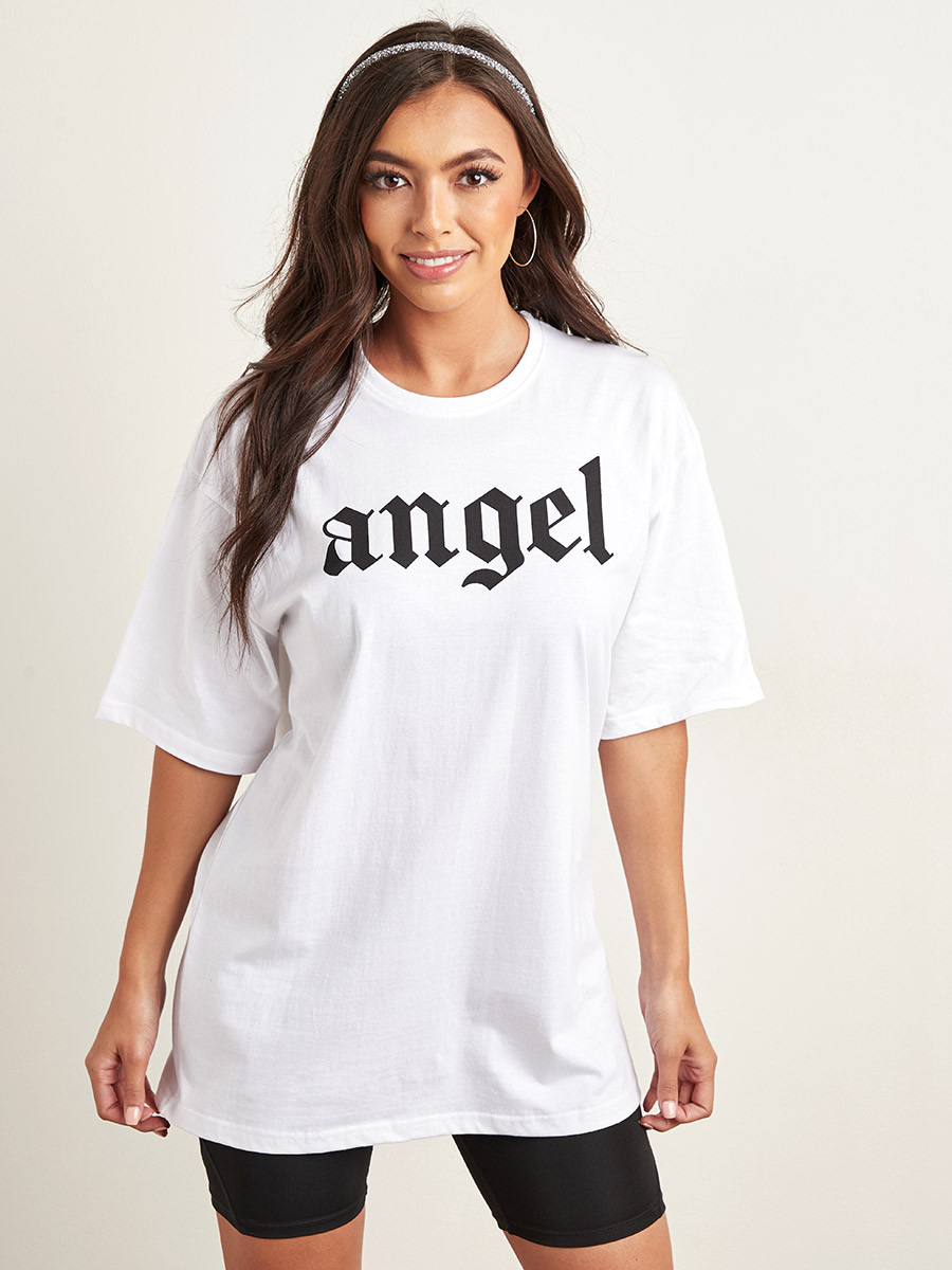 تيشيرت مطبوع بقصة واسعة من ستايلي-women-clothing-tshirts-image-1
