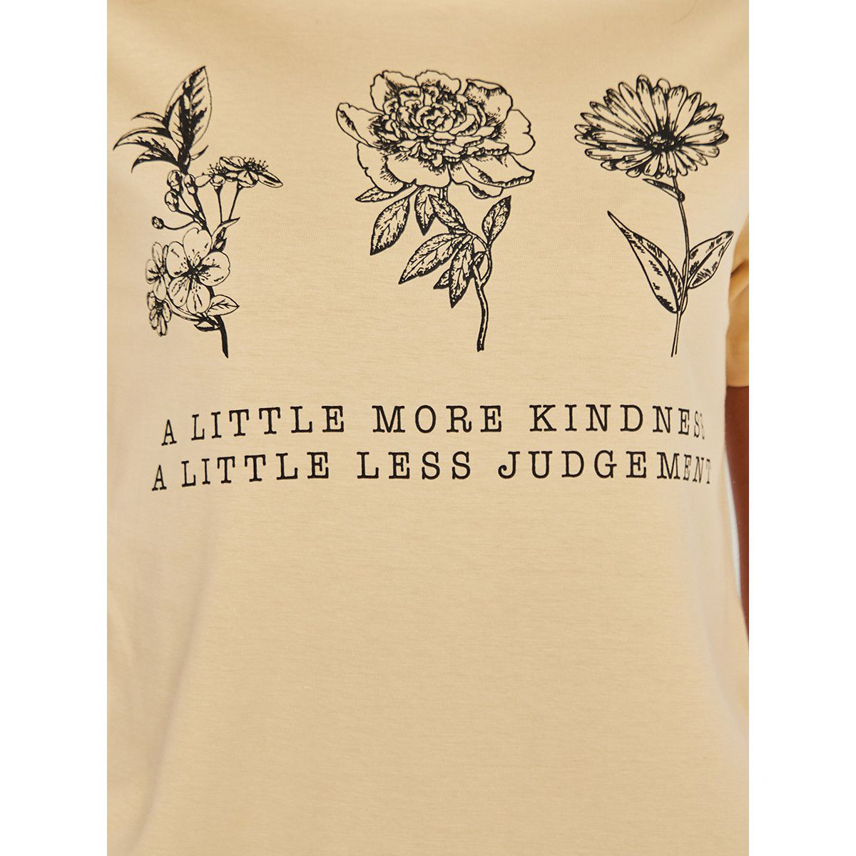 تيشيرت كاجوال مطبع بزهور من ستايلي-women-clothing-tshirts-image-3