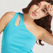 Ribbed One Shoulder Crop Top with Cutout Detail-Shirts & Blouses-thumbnailMobile-5