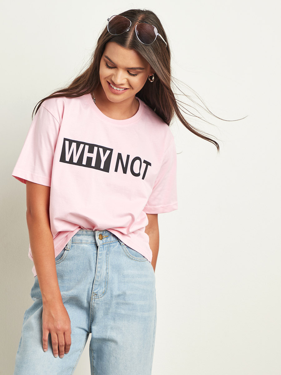 تيشيرت مطبوع بقصة واسعة-women-clothing-tshirts-image-1