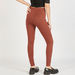 Solid Treggings with Elasticated Waistband-Leggings-thumbnail-3
