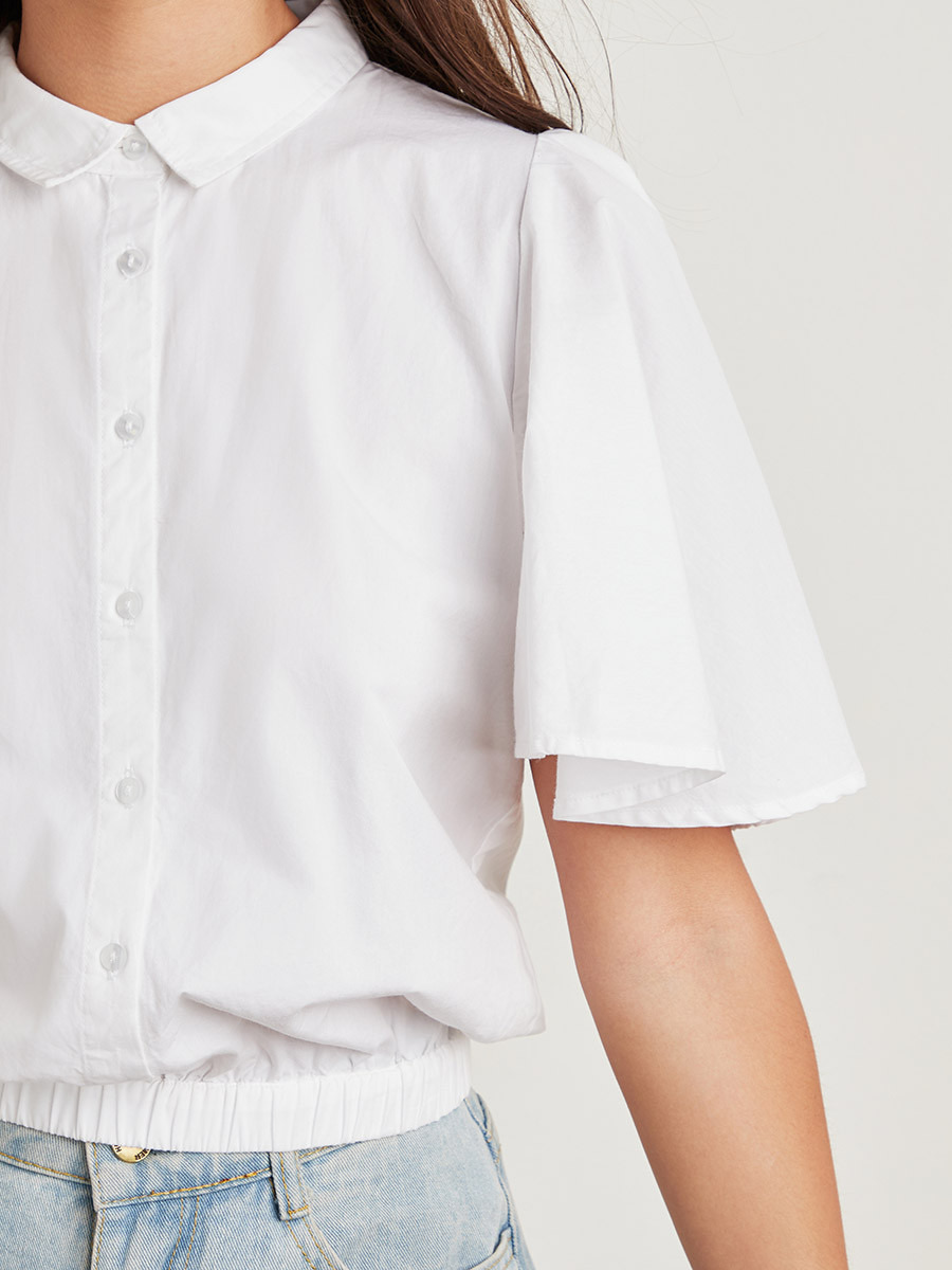 قميص سادة بأزرار وأكمام واسعة-women-clothing-shirtsandblouses-blouses-image-4