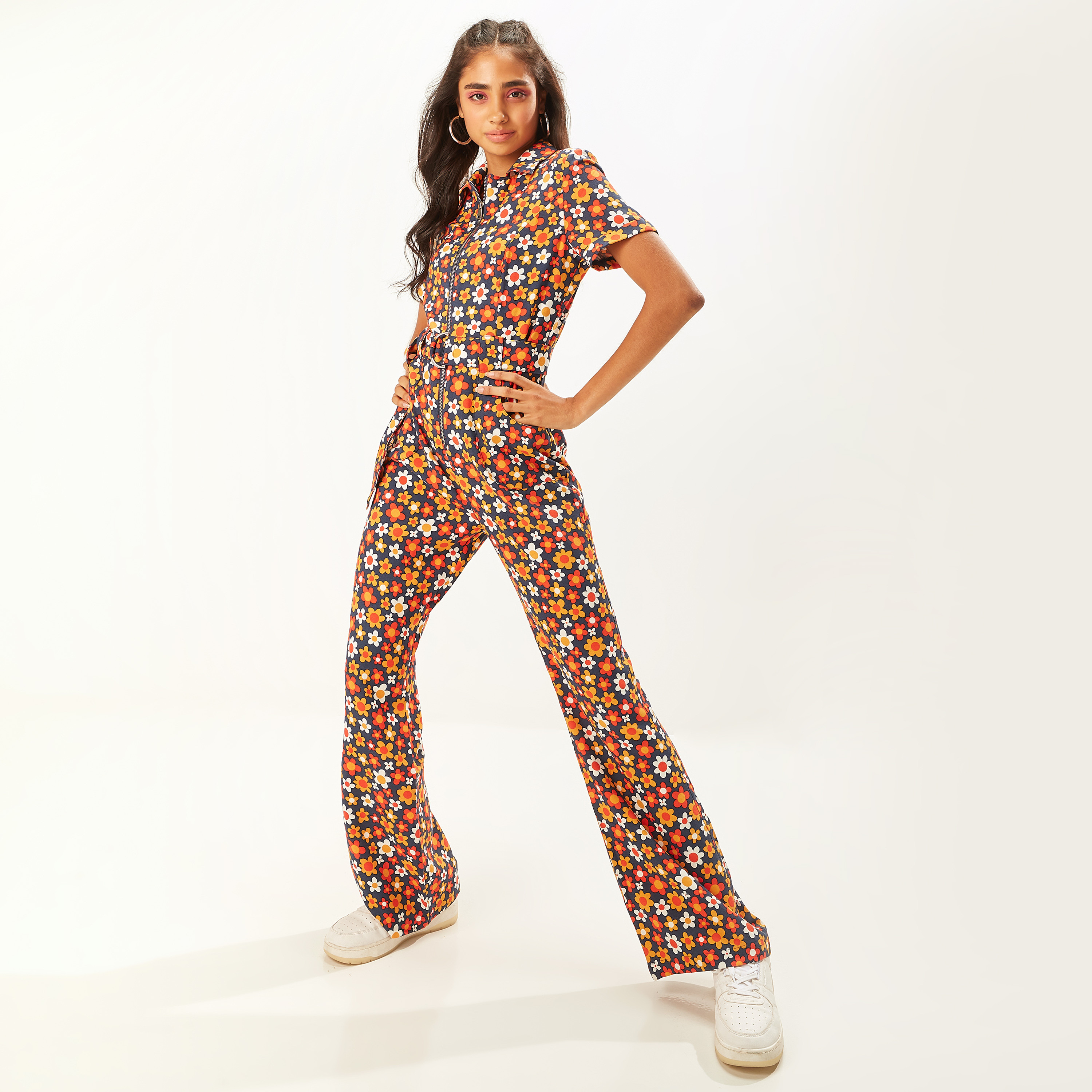 Floral 2024 jumpsuit short