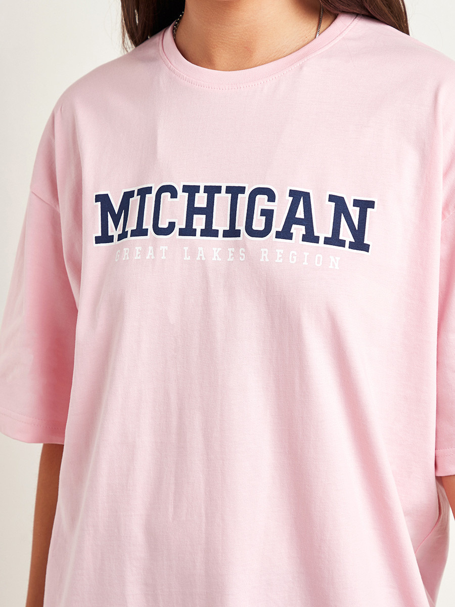 تيشيرت مطبوع بقصة واسعة-women-clothing-tshirts-image-4