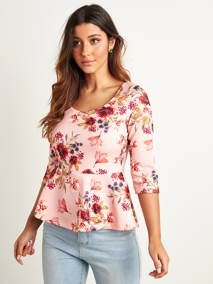 بلوزة مطبوعة بأكمام ضيقة-women-clothing-shirtsandblouses-blouses-image-1