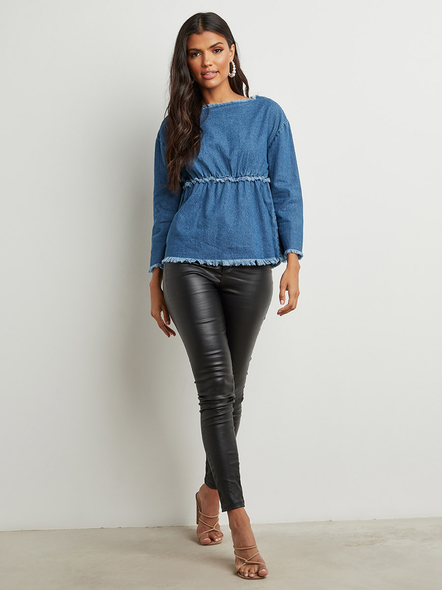 بلوزة بأكمام طويلة من ستايلي-women-clothing-shirtsandblouses-blouses-image-2