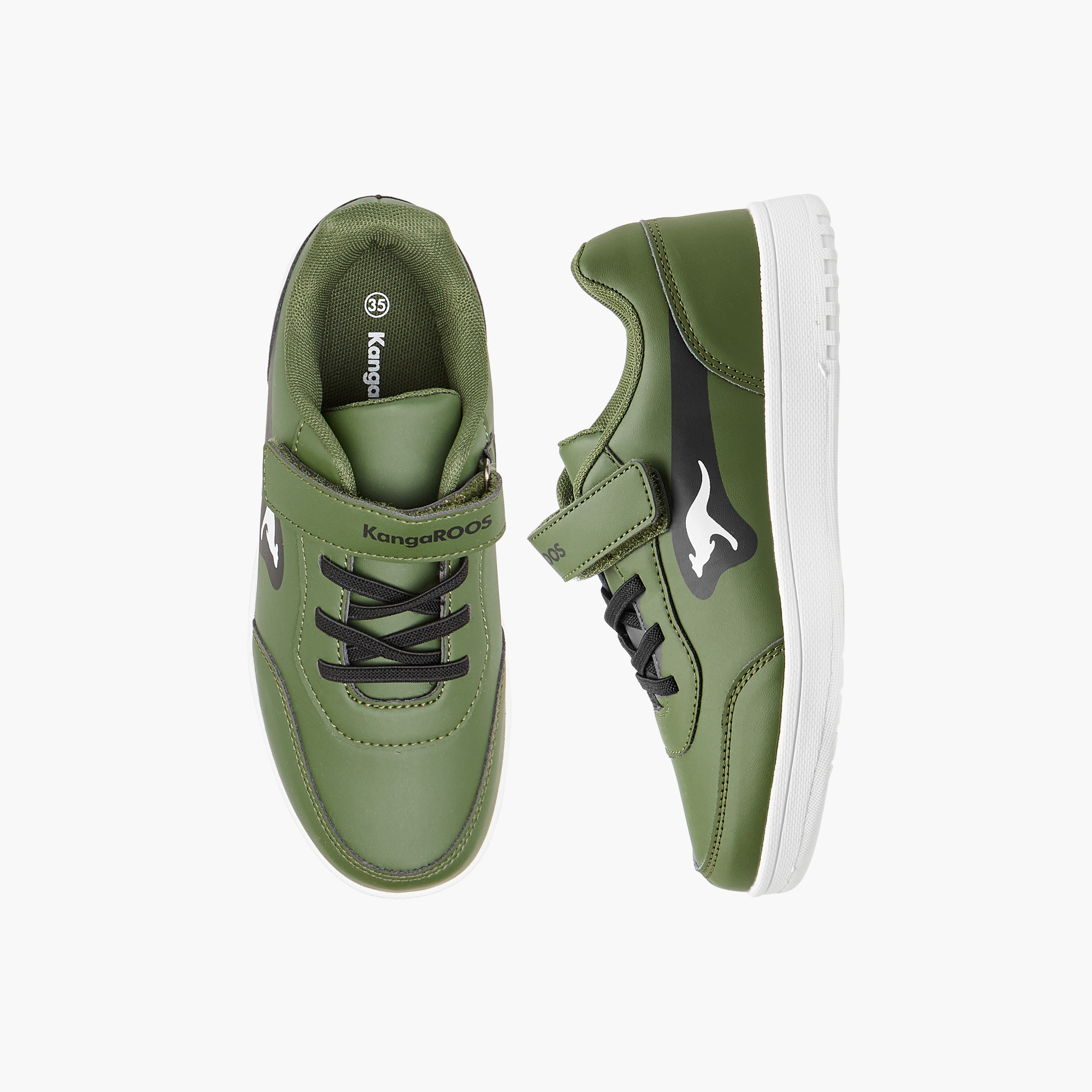 حذاء سنيكرز متعدد التصاميم بشريط إغلاق لاصق للأولاد من كانجاروز-boys-shoes-sneakers-image-1