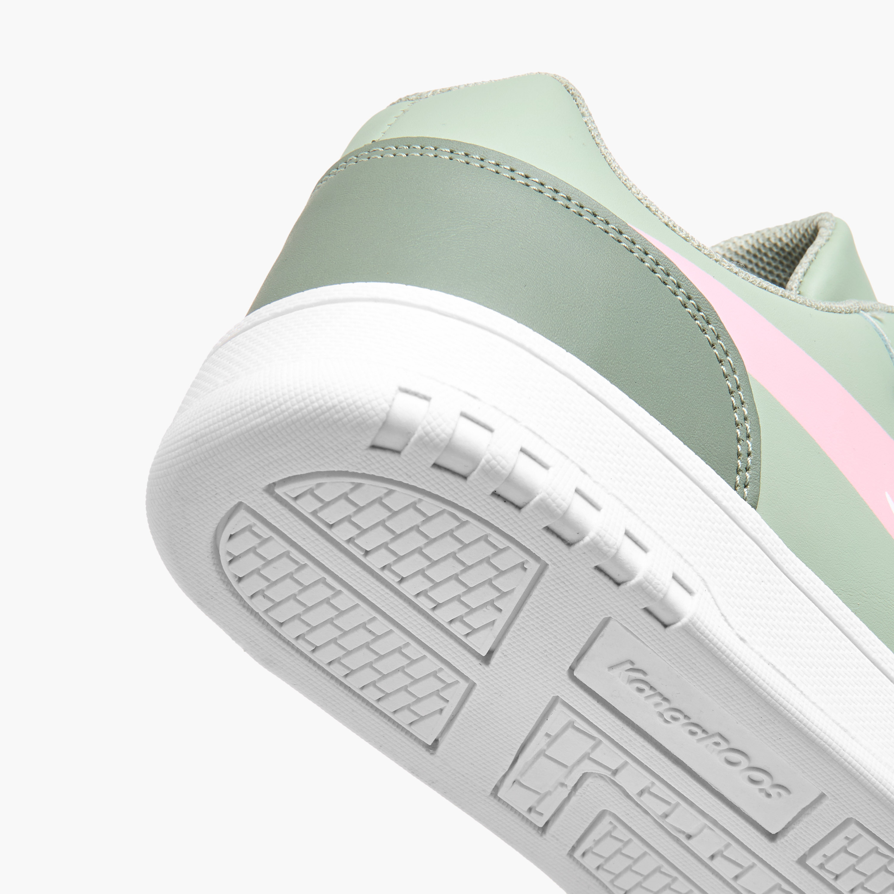 KangaROOS Women's Panelled Sneakers with Hook and Loop Closure-women-shoes-sneakers-image-5