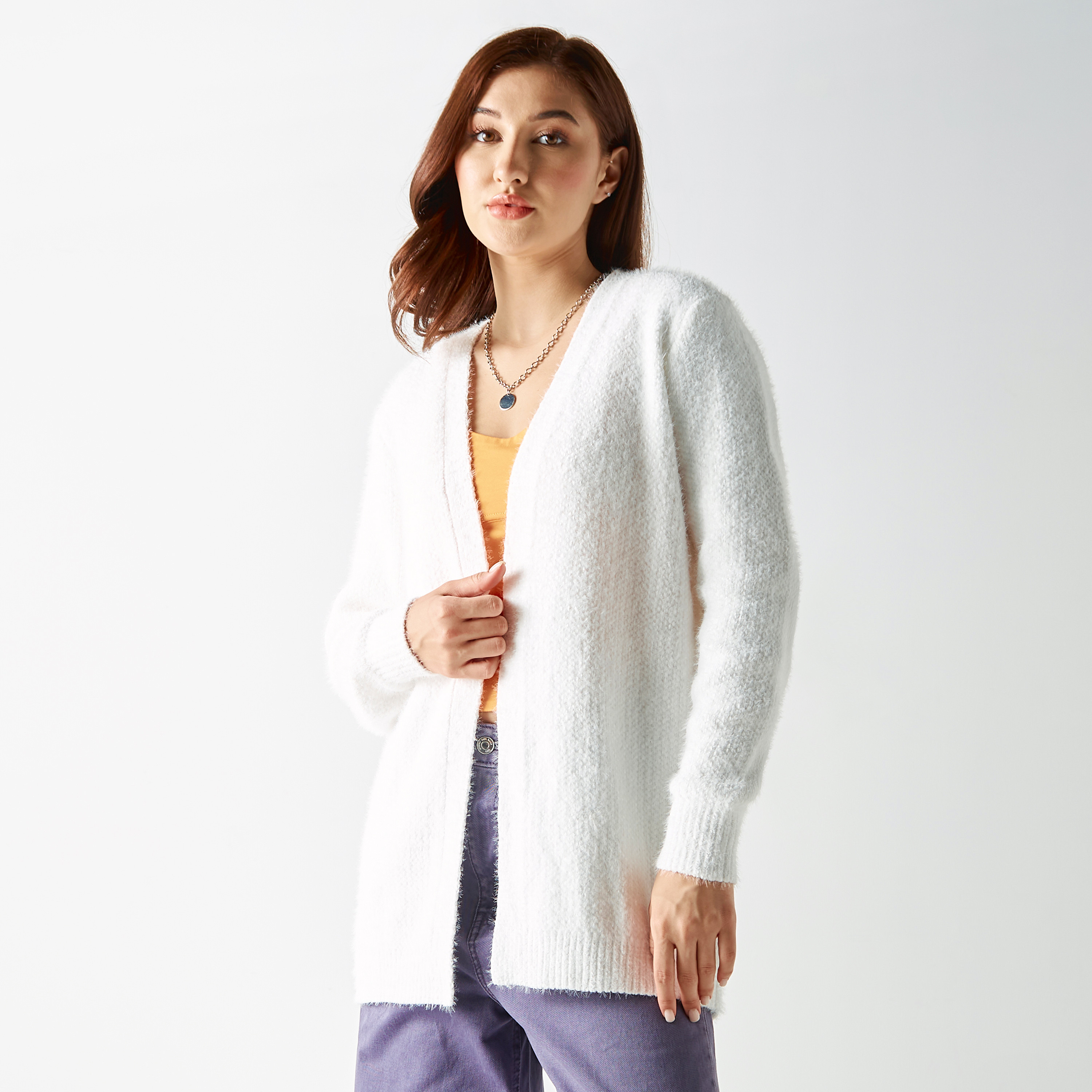 Shaggy cardigan clearance sportsgirl