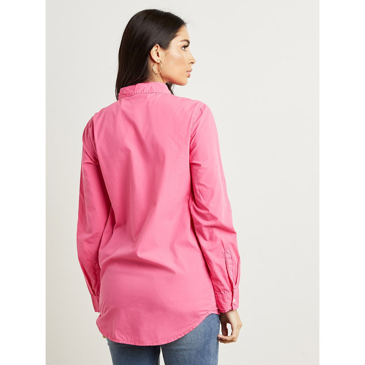 قميص طويل بأزرار من ستايلي-women-clothing-shirtsandblouses-blouses-image-4