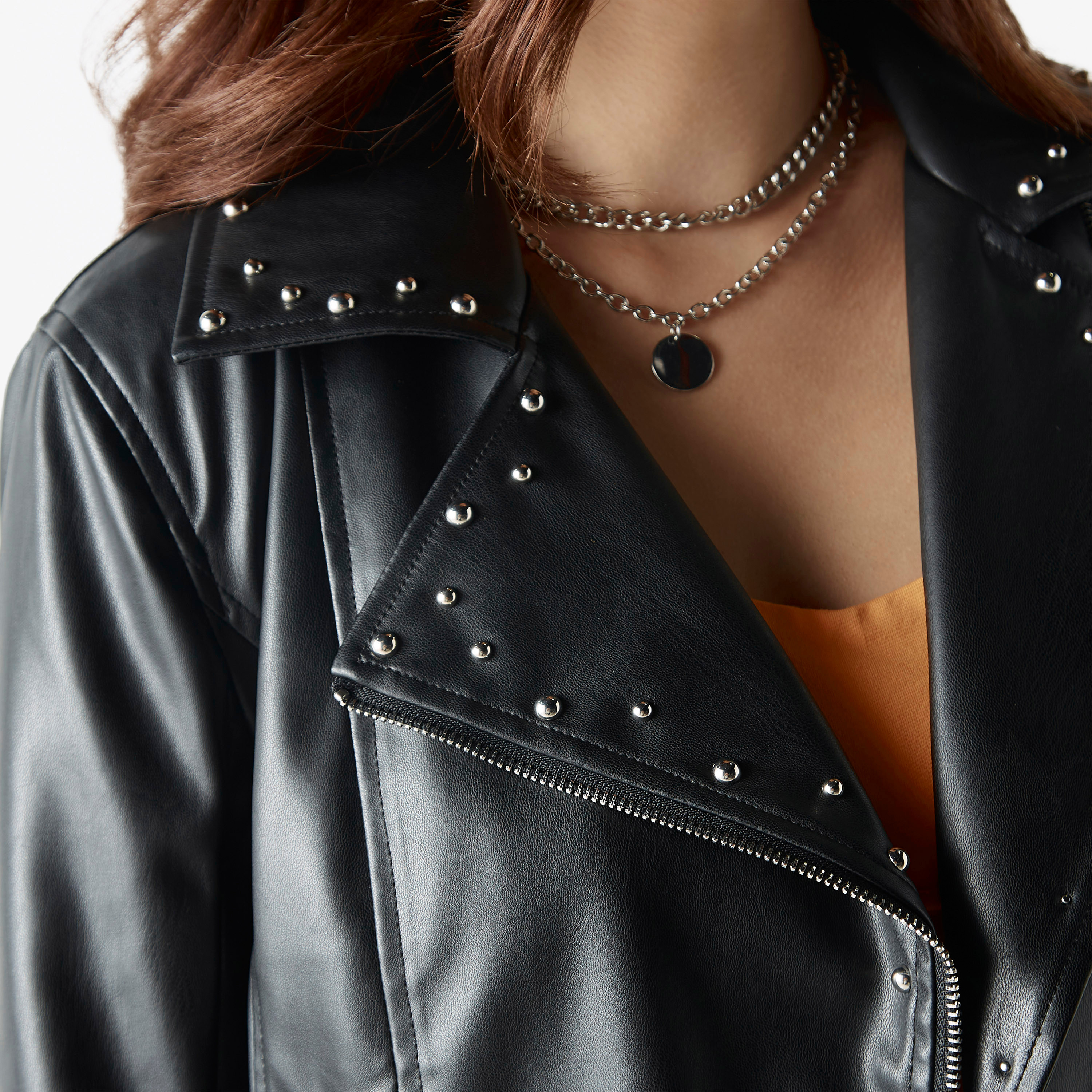 Embellished on sale biker jacket