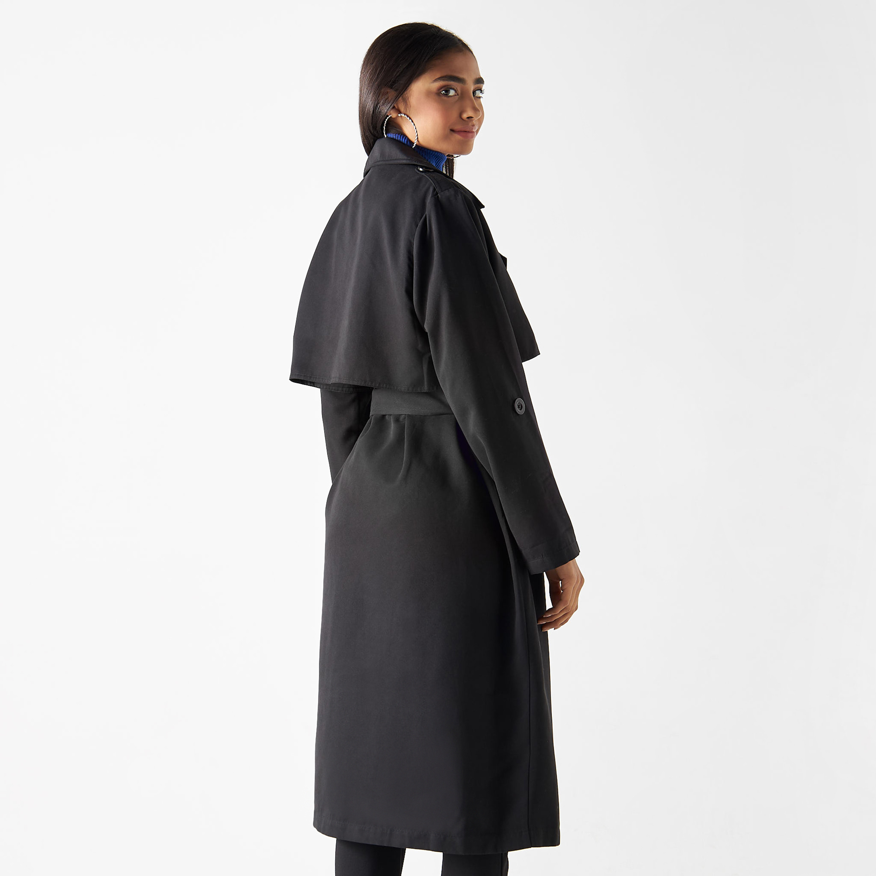 Solid Trench Coat with Belt and Pockets-women-clothing-coatsandjackets-coats-image-3