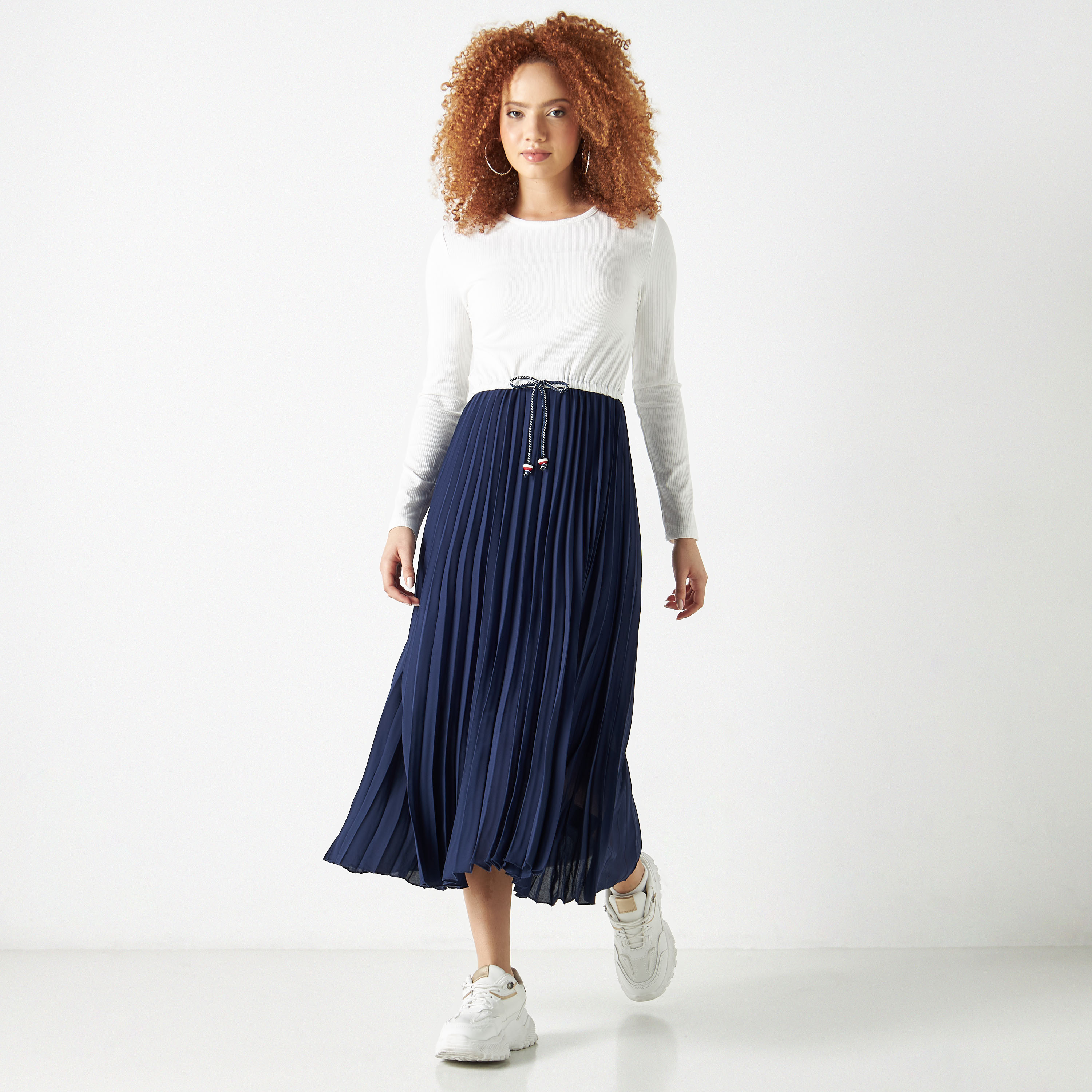 A-line midi skirt outlet dress