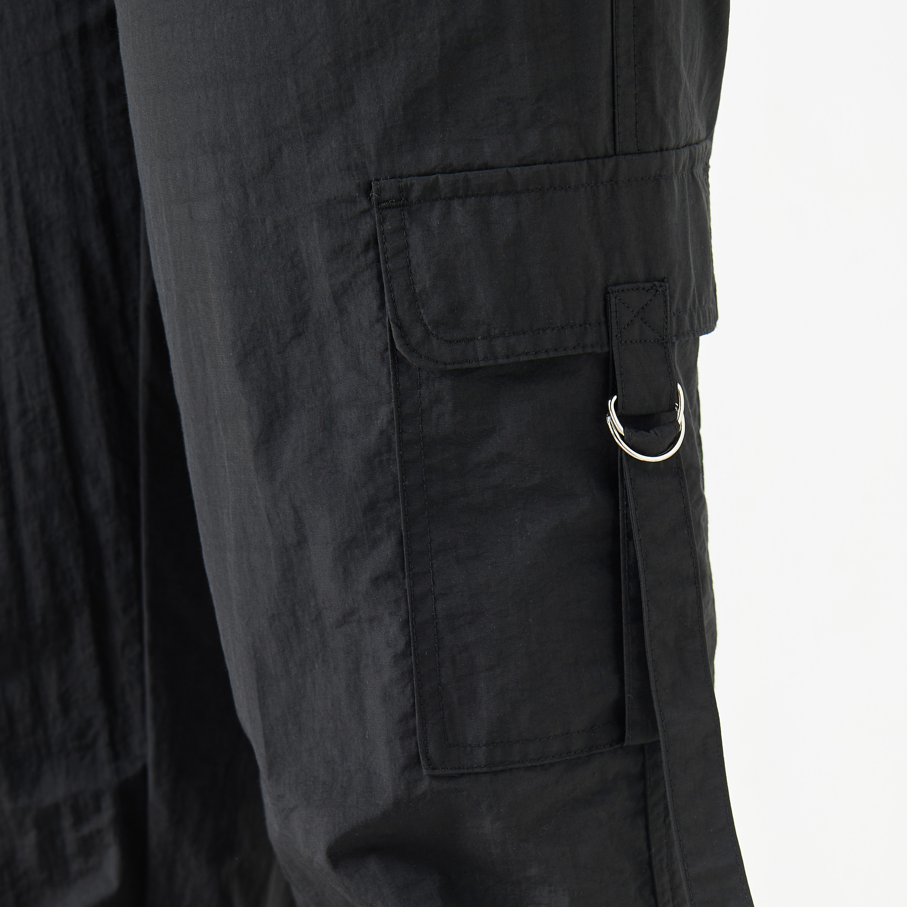 Cargo Pants with Elasticated Waistband and Pockets-women-clothing-bottoms-trousers-image-5