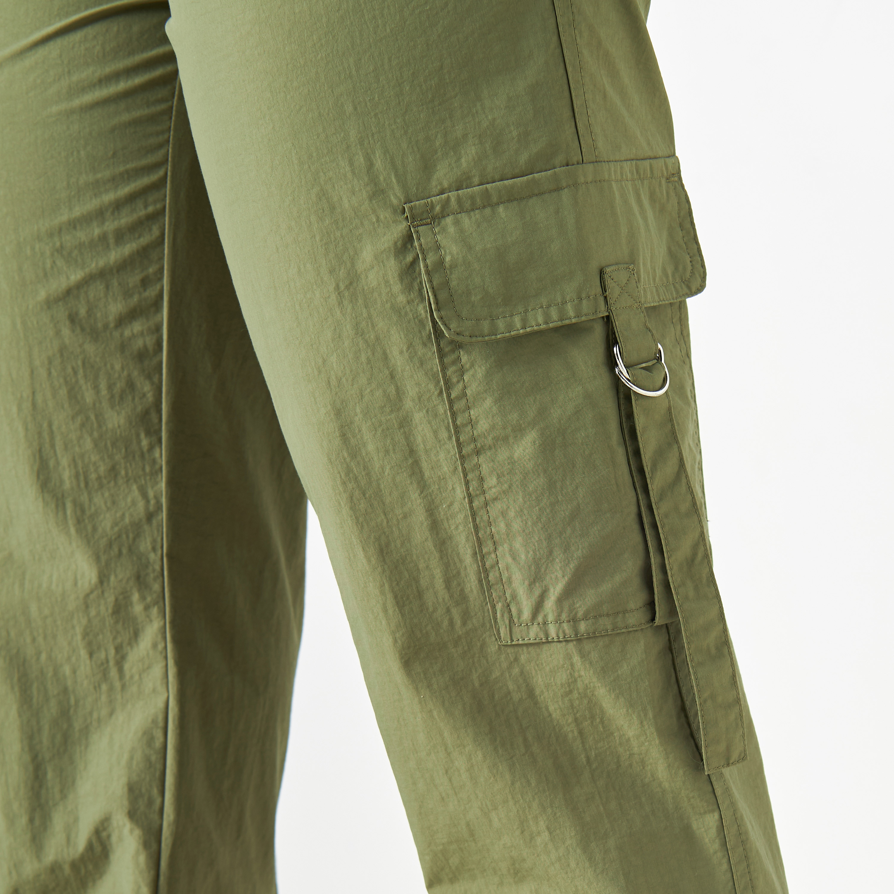 Cargo Pants with Elasticated Waistband and Pockets-women-clothing-bottoms-trousers-image-20