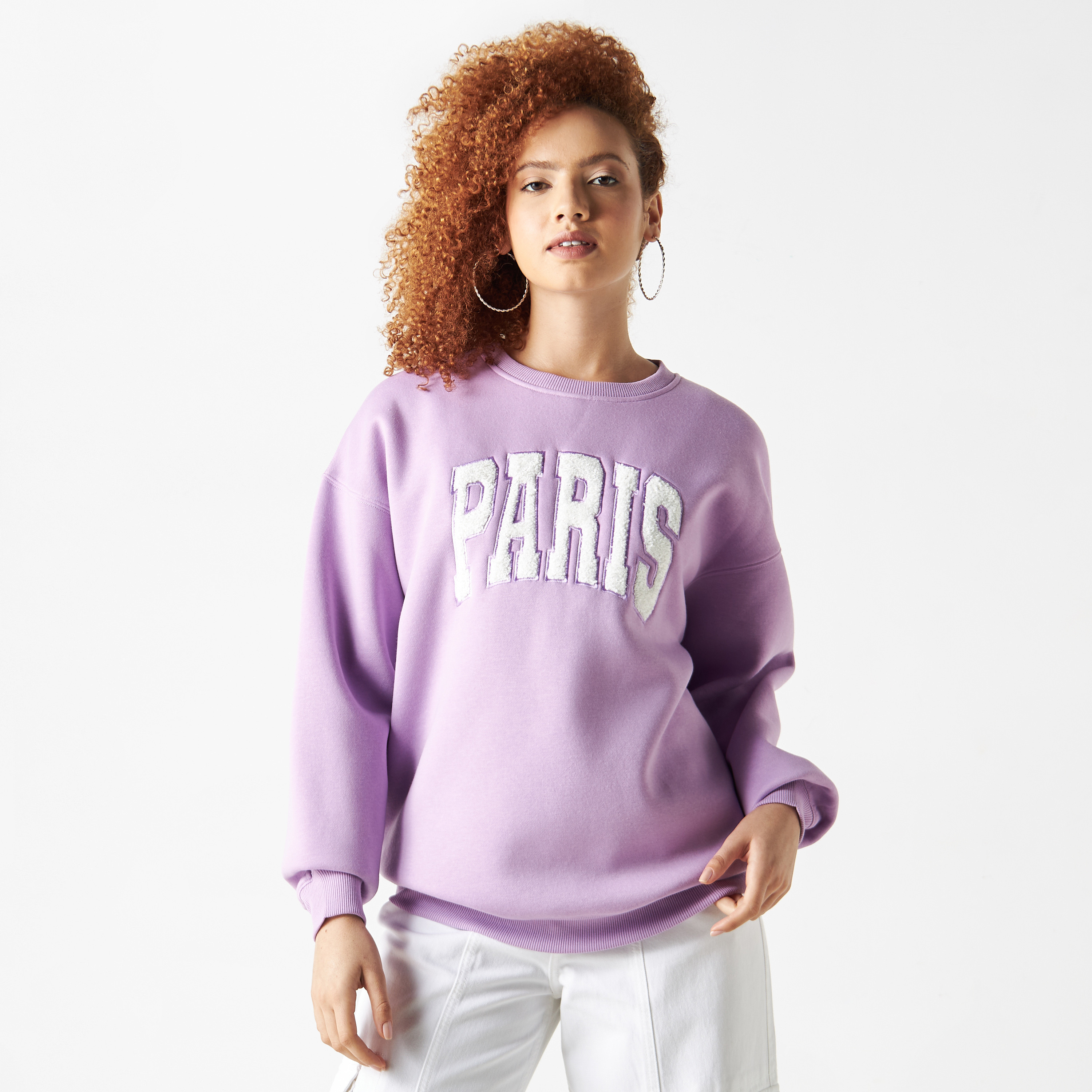 Women's embroidered clearance sweatshirts