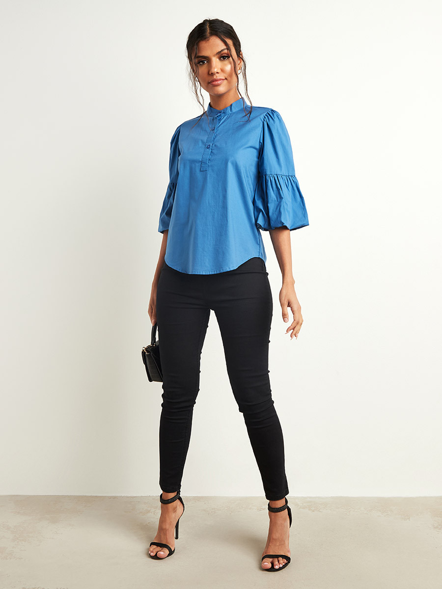 بلوزة بأكمام واسعة من ستايلي-women-clothing-shirtsandblouses-blouses-image-2