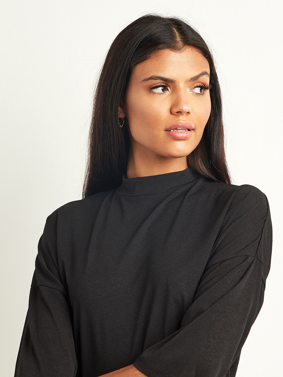 بلوزة سادة بأكمام قصيرة-women-clothing-shirtsandblouses-blouses-image-4