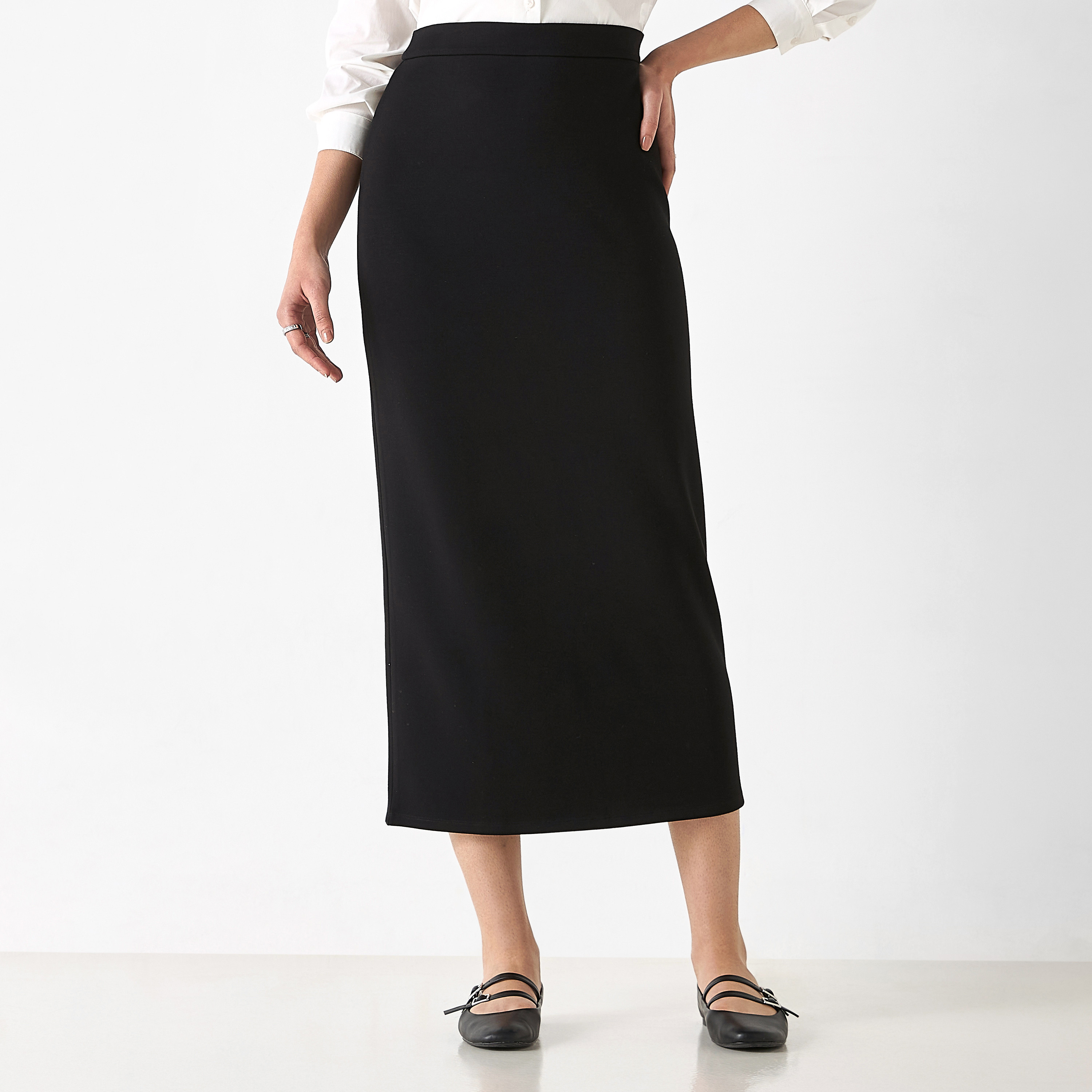 Long zip pencil skirt best sale