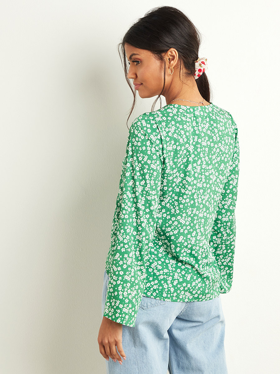 بلوزة مطبوعة بأكمام طويلة من ستايلي-women-clothing-shirtsandblouses-blouses-image-4