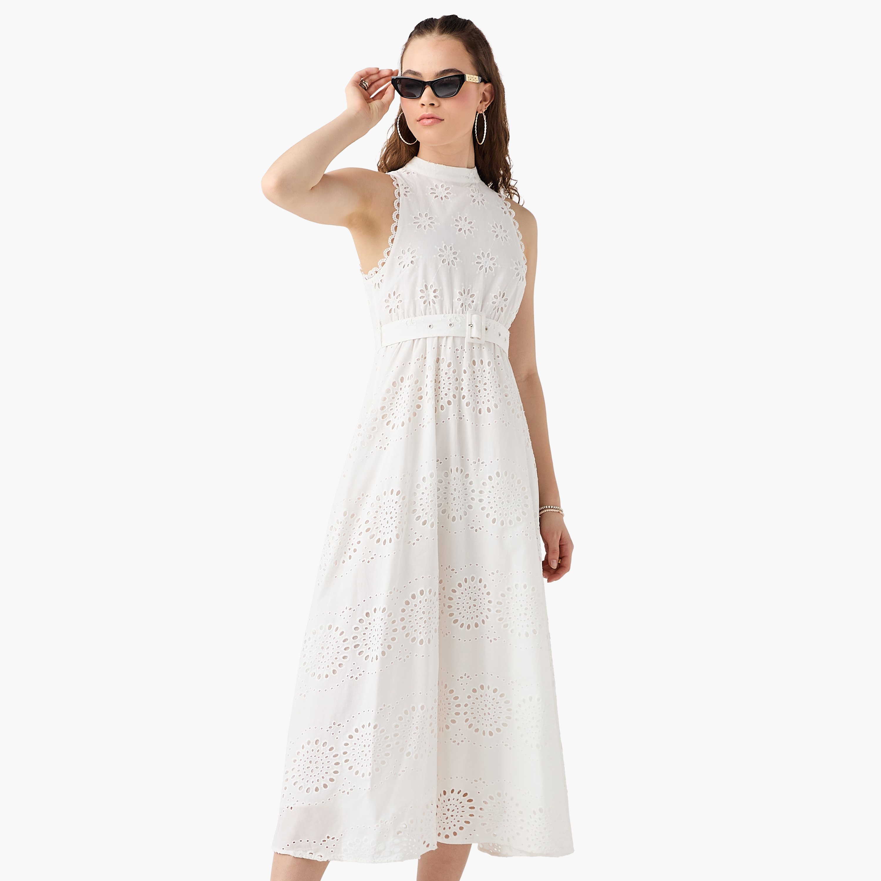 crochet tassle dress Black Open Stitch Tassel Midi – AX Paris US Size:XS (Sizes 00-0) in lining ensures comfort anarkali gown cotton Avonlea Midi Dress |
